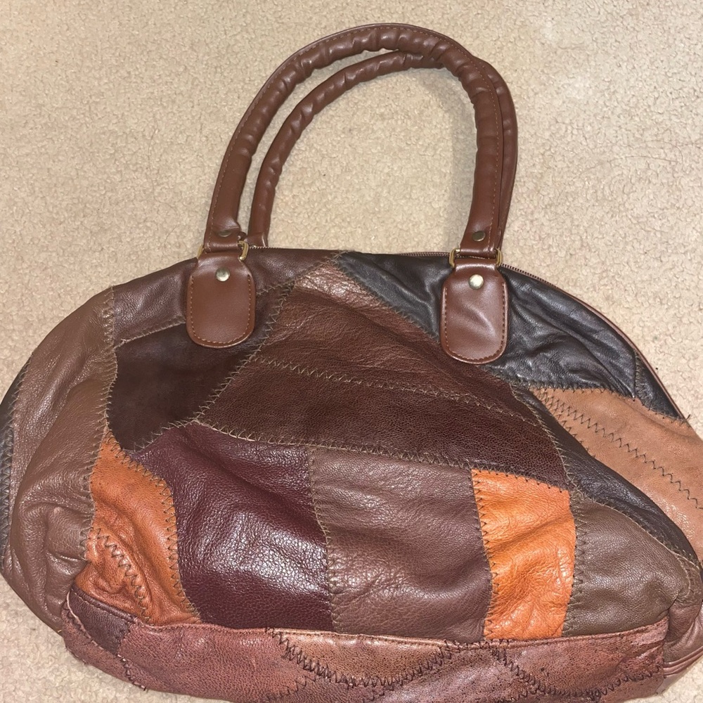 Patchwork Shoulder Bag - image 2